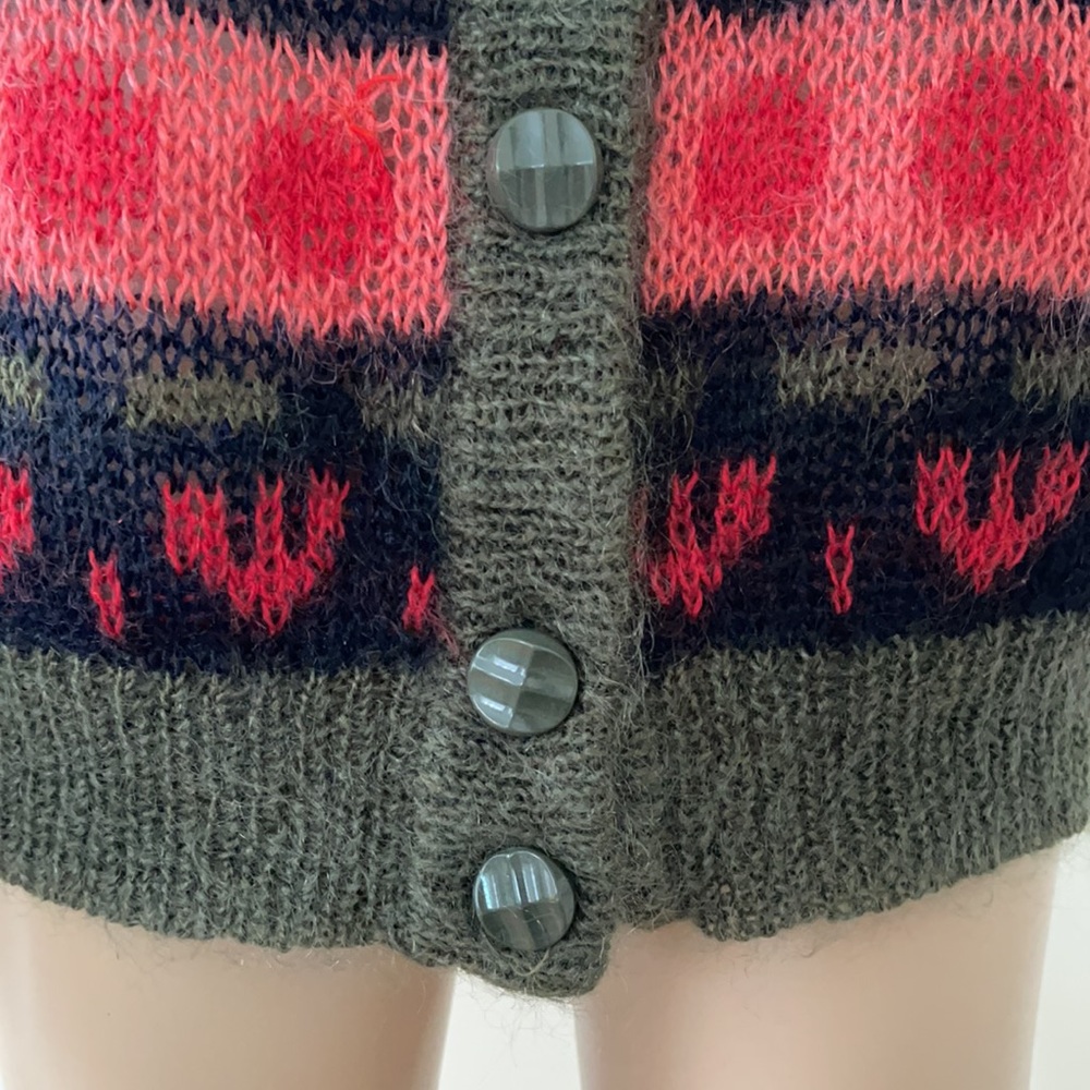 HANDCRAFTED | Longline multicolour cardigan - Picture 12 of 13